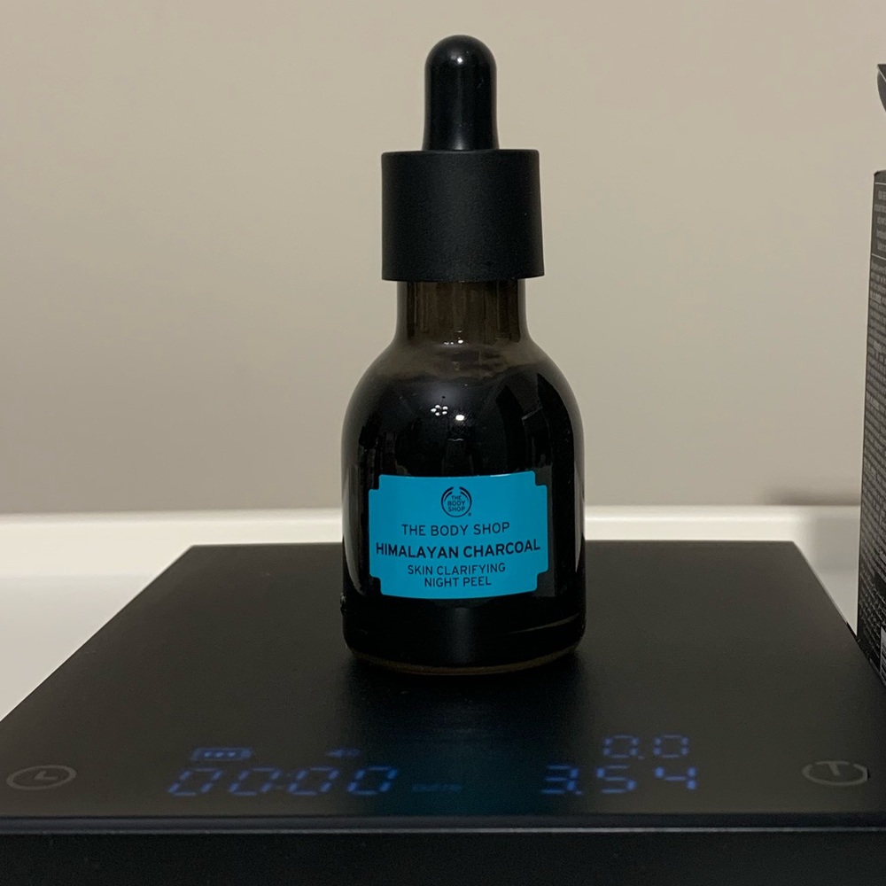 The Body Shop Himalayan Charcoal Skin Clarifying Night Peel 1 Fl Oz NIB Rare
